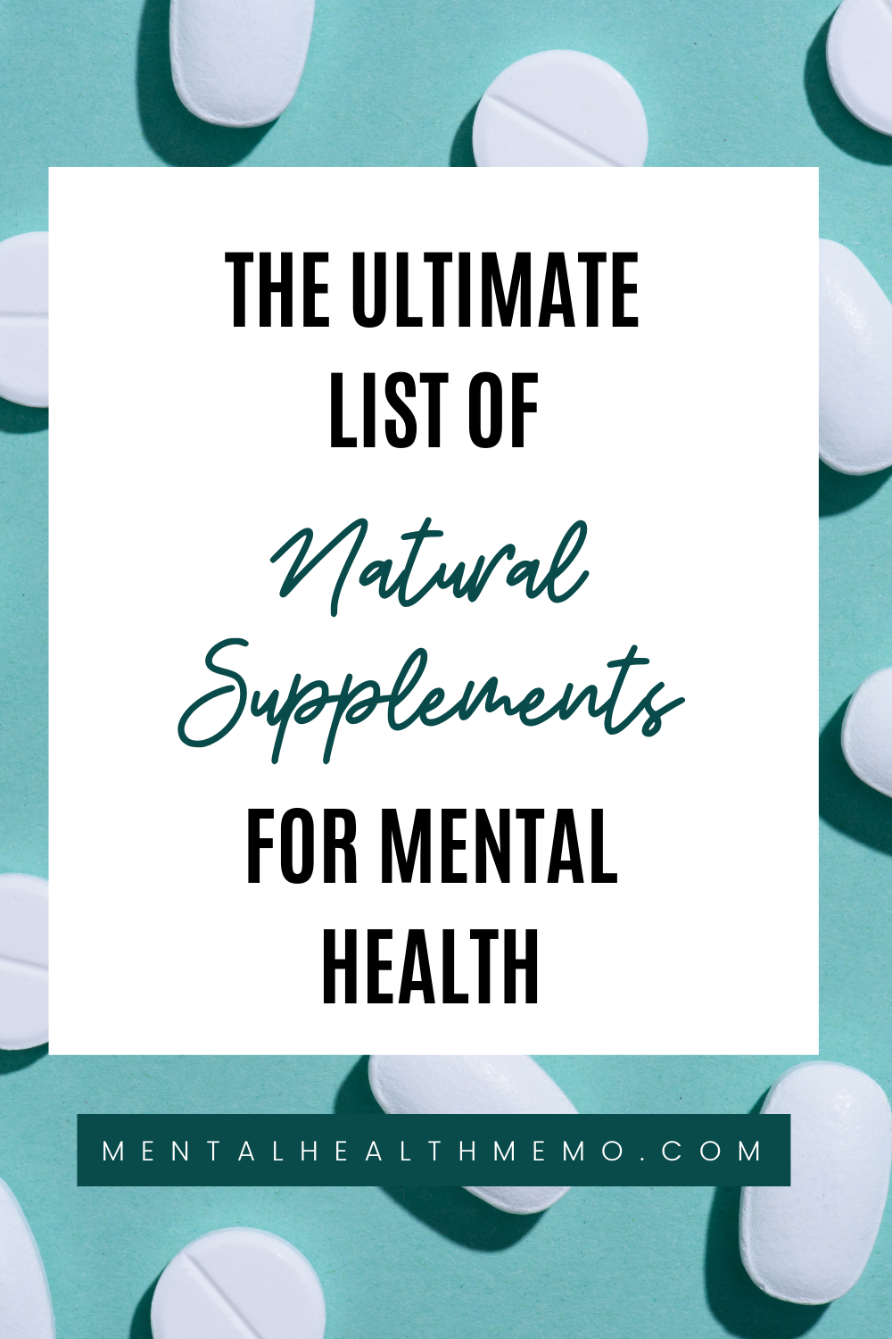 Pin: best natural supplements for mental health