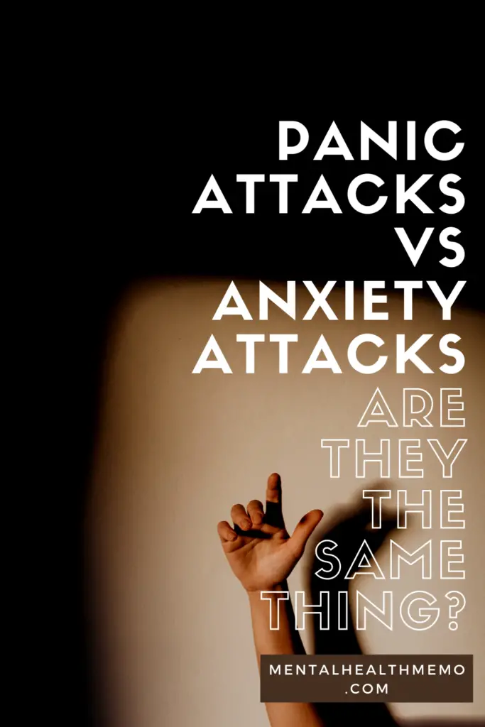 Pin: panic attacks vs anxiety attacks