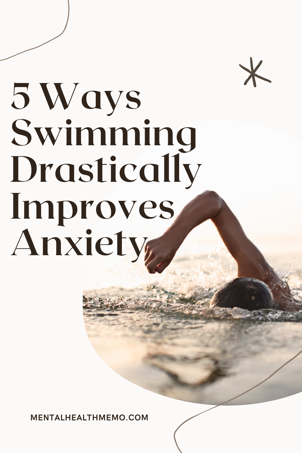 Pin: 5 ways swimming helps anxiety