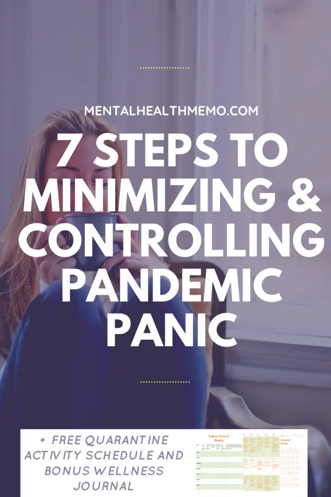 Pin: 7 steps to minimizing and controlling pandemic panic