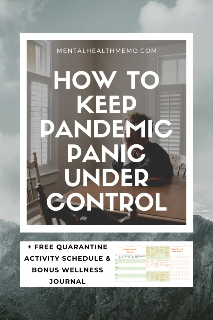 Pin: how to keep pandemic panic under control